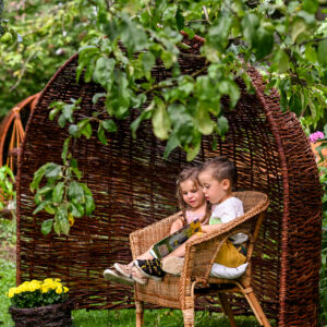 Sichschutz, Weidenmuschel für den Garten