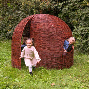Weidenhaus Naira Iglu aus Weide Spielhaus für Kinder