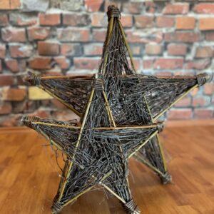 sterne aus birkenreisig weihnachtsdekoration
