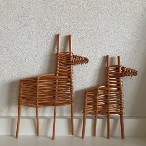 Rantier geflochten als Geschenkanhänger